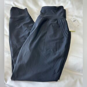 NWT Old Navy black joggers. Powersoft Go Dry Hi rise jogger. Medium. Brand new!